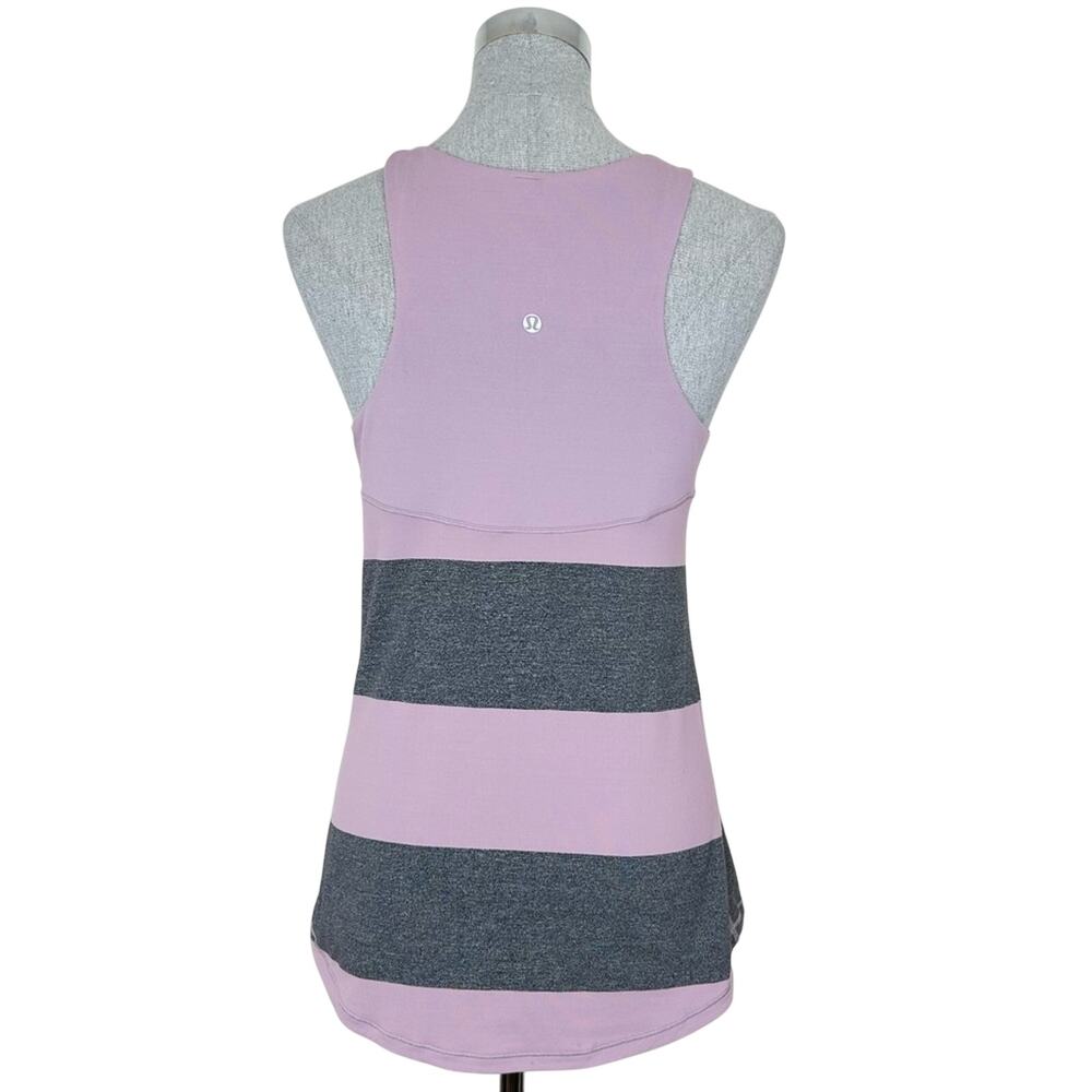 Lululemon Run First Base Stripe Tank Top - Picture 3 of 5